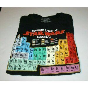 Star Wars shirt mens XL periodic table elements black Fifth Sun